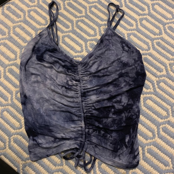 Tops - Tie Dye Ruched Front Tank